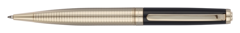 Ручка шариковая Pierre Cardin GOLDEN. Цвет - золотистый и черный. Упаковка B-1 (Изображение 1)