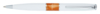 Ручка шариковая Pierre Cardin LIBRA, цвет - белый и оранжевый. Упаковка В (Изображение 1)
