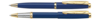 Набор Pierre Cardin PEN&PEN: ручка шариковая + роллер. Цвет - синий. Упаковка Е. (Изображение 1)