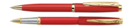 Набор Pierre Cardin PEN&amp;amp;PEN: ручка шариковая + роллер. Цвет - красный.Упаковка Е.