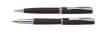 Набор Pierre Cardin PEN&amp;PEN: ручка шариковая + роллер. Цвет - коричневый матовый. Упаковка Е. (Изображение 1)