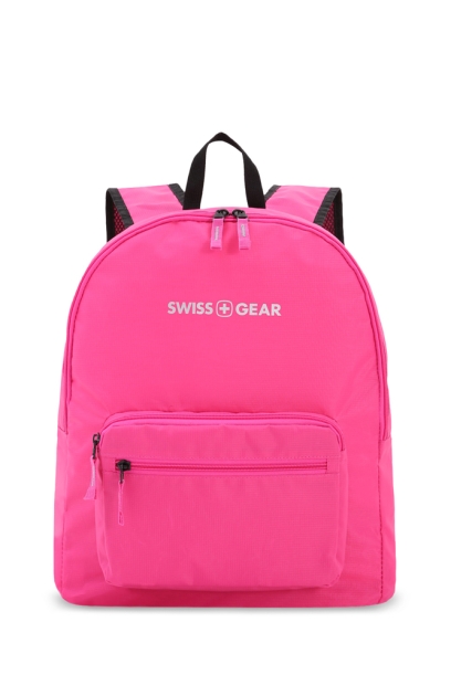 Рюкзак SWISSGEAR складной, розовый, полиэстер, 33,5х15,5x40 см, 21 л (Изображение 1)
