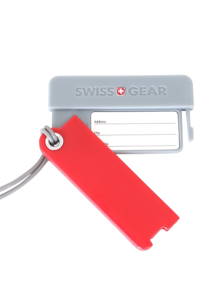 Бирка для багажа SWISSGEAR, 2 шт./упак., в ассортименте, АБС-пластик, 7,5 x 0,7 x 4,2 см (Изображение 1)