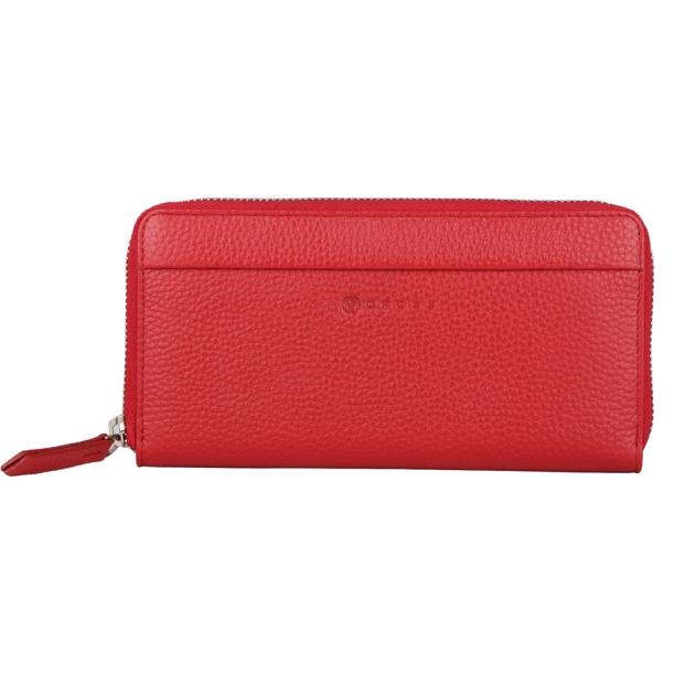 Кошелёк Cross Colors Rosso, кожа наппа, фактурная, цвет красный (Изображение 1)