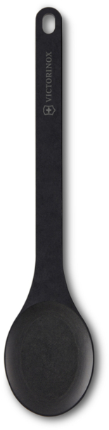 Ложка VICTORINOX Kitchen Utensils Large Spoon, 330x73 мм, бумажный композитный материал, чёрная (Изображение 1)