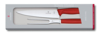 Набор для разделки мяса VICTORINOX Swiss Classic, нож 19 см и вилка 15 см, красная рукоять (Изображение 1)