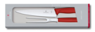 Набор для разделки мяса VICTORINOX Swiss Classic, нож 19 см и вилка 15 см, красная рукоять