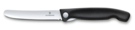 Нож для овощей VICTORINOX SwissClassic, складной, 11 см, чёрный