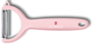 Нож для чистки томатов и киви VICTORINOX, двусторонее зубчатое лезвие, светло-розовая рукоять