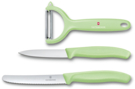 Набор из 3 ножей VICTORINOX Swiss Classic: нож для томатов, столовый нож 11 см, нож для овощей 8 см
