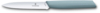Нож для овощей и фруктов VICTORINOX Swiss Modern, лезвие 10 см с волнистой кромкой, серо-голубой (Изображение 1)