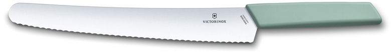 Нож для хлеба и выпечки VICTORINOX Swiss Modern, 26 см, сталь/синтетический материал, аквамариновый (Изображение 1)
