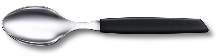 Набор из 6 столовых ложек VICTORINOX Swiss Modern, 205 мм, сталь / синтетический материал, чёрная (Изображение 1)