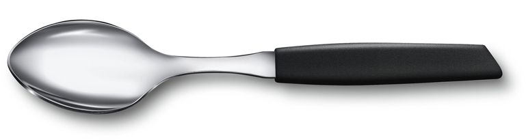 Набор из 6 чайных ложек VICTORINOX Swiss Modern, 146 мм, сталь / синтетический материал, чёрная (Изображение 1)