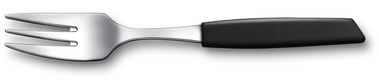 Набор из 6 десертных вилок VICTORINOX Swiss Modern, 155 мм, сталь / синтетический материал, чёрная (Изображение 1)