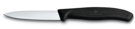 Нож для овощей VICTORINOX SwissClassic, 8 см, с заострённым кончиком, чёрный