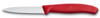 Нож для овощей VICTORINOX SwissClassic, лезвие 8 см с волнистой кромкой, красный (Изображение 1)