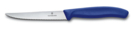 Нож для стейка и пиццы VICTORINOX SwissClassic, 11 см, с волнистой кромкой, синий