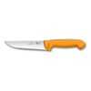 Нож мясника / нож для забоя VICTORINOX Swibo с лезвием 18 см, жёлтый (Изображение 1)
