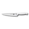 Нож разделочный VICTORINOX Fibrox с лезвием 19 см, белый (Изображение 1)