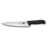 Нож разделочный VICTORINOX Fibrox с лезвием 22 см, чёрный (Изображение 1)