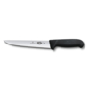 Нож обвалочный / жиловочный VICTORINOX Fibrox с прямым лезвием 18 см, чёрный (Изображение 1)