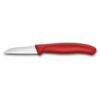 Нож для овощей и фруктов VICTORINOX SwissClassic с прямым лезвием 6 см, красный (Изображение 1)