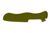 Задняя накладка для ножей VICTORINOX 111 мм, нейлоновая, зелёная (Изображение 1)