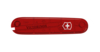 Передняя накладка для ножей VICTORINOX 91 мм, пластиковая, полупрозрачная красная (Изображение 1)