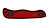 Передняя накладка для ножей VICTORINOX 111 мм, нейлоновая, красно-чёрная (Изображение 1)