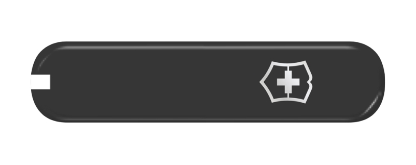 Передняя накладка для ножей VICTORINOX 74 мм, пластиковая, чёрная (Изображение 1)