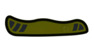 Передняя накладка для ножа VICTORINOX Swiss Soldier&#039;s Knife 08 111 мм, нейлоновая, зелёно-чёрная