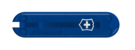 Передняя накладка для ножей VICTORINOX 58 мм, пластиковая, полупрозрачная синяя