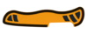 Задняя накладка для ножей VICTORINOX Hunter XS и XT 111 мм, нейлоновая, оранжево-чёрная (Изображение 1)