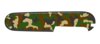 Задняя накладка для ножей VICTORINOX 91 мм, пластиковая, зелёный камуфляж (Изображение 1)