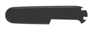 Задняя накладка для ножей VICTORINOX 91 мм, пластиковая, чёрная