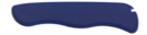 Передняя накладка для ножей VICTORINOX 111 мм, нейлоновая, синяя БЕЗ КРЕСТА