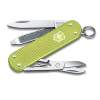 Нож-брелок VICTORINOX Classic SD Alox Colors "Lime Twist", 58 мм, 5 функций, светло-зелёный (Изображение 1)