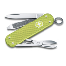Нож-брелок VICTORINOX Classic SD Alox Colors &quot;Lime Twist&quot;, 58 мм, 5 функций, светло-зелёный