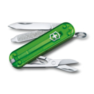 Нож-брелок VICTORINOX Classic SD Colors &quot;Green Tea&quot;, 58 мм, 7 функций, полупрозрачный зелёный