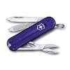 Нож-брелок VICTORINOX Classic SD Colors "Persian Indigo", 58 мм, 7 функций, полупрозрачный индиго (Изображение 1)