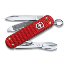 Нож-брелок VICTORINOX Classic SD Precious Alox &quot;Iconic Red&quot;, 58 мм, 5 функций, красный