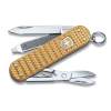 Нож-брелок VICTORINOX Classic SD Precious Alox "Brass Gold", 58 мм, 5 функций, золотистый (Изображение 1)