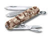 Нож-брелок VICTORINOX Classic SD "Desert Camouflage", 58 мм, 7 функций, бежевый камуфляж (Изображение 1)