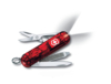 Нож-брелок VICTORINOX Swiss Lite, 58 мм, 7 функций, полупрозрачный красный (Изображение 1)