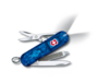 Нож-брелок VICTORINOX Swiss Lite, 58 мм, 7 функций, полупрозрачный синий (Изображение 1)