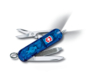 Нож-брелок VICTORINOX Signature Lite, 58 мм, 7 функций, полупрозрачный синий (Изображение 1)