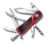 Нож перочинный VICTORINOX Evolution S14, 85 мм, 14 функций, красный с чёрными вставками (Изображение 1)