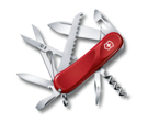 Нож перочинный VICTORINOX Evolution 17, 85 мм, 15 функций, красный