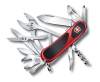 Нож перочинный VICTORINOX Evolution S557, 85 мм, 21 функция, с фиксатором лезвия, красный с чёрным (Изображение 1)